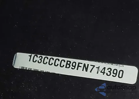 2015 Chrysler 200 C из США, поврежденный, VIN 1C3CCCCB9FN714390